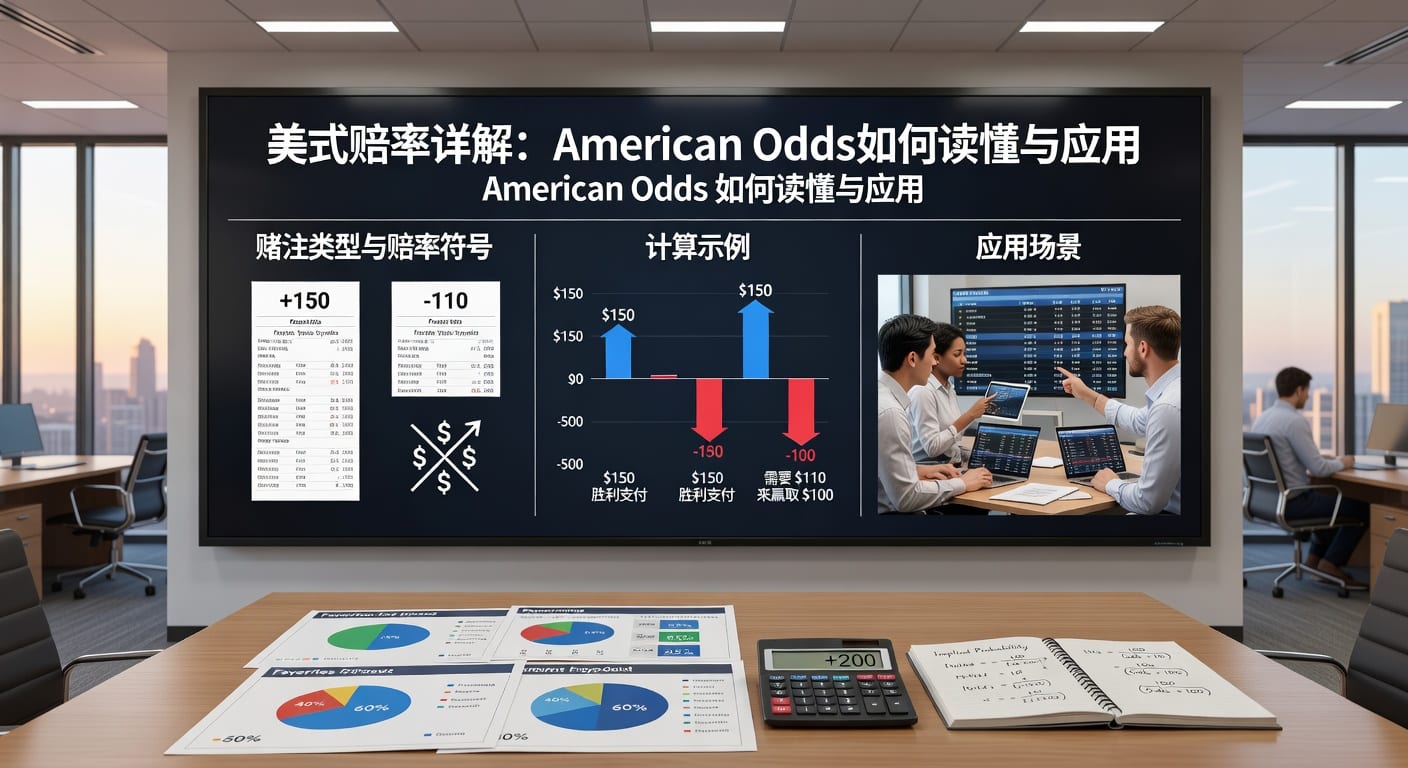 美式赔率 (American Odds) 详解：新手入门与实战技巧 (2026年世界杯投注)