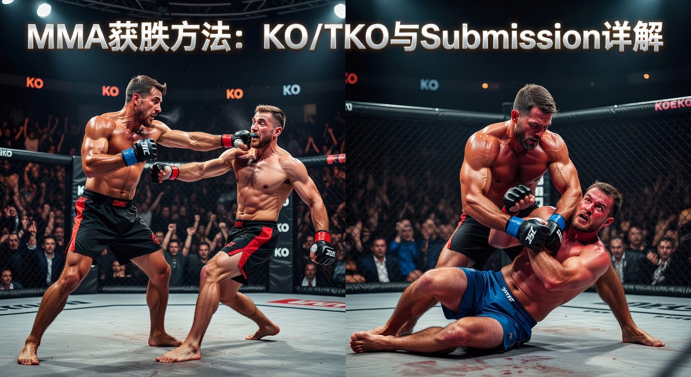 MMA方法 KO/TKO Submission 解读
